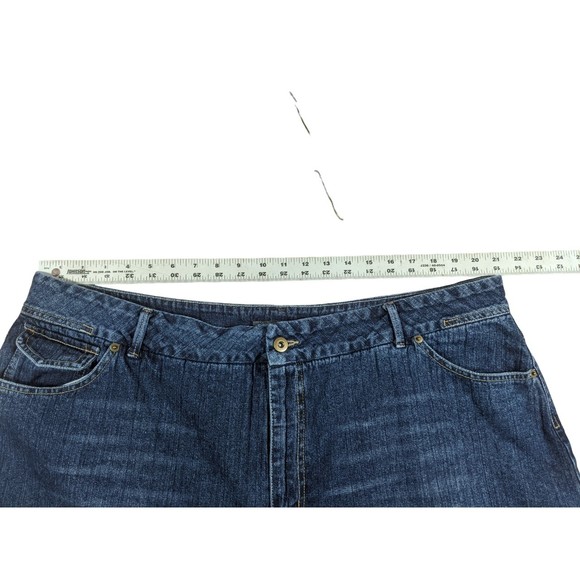 French Cuff Women Blue Denim Skirt Sz 24W - Picture 6 of 10